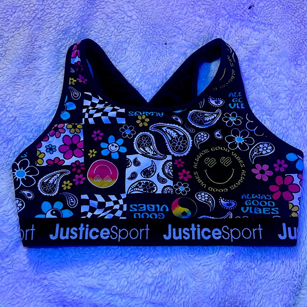 Sports bra.
